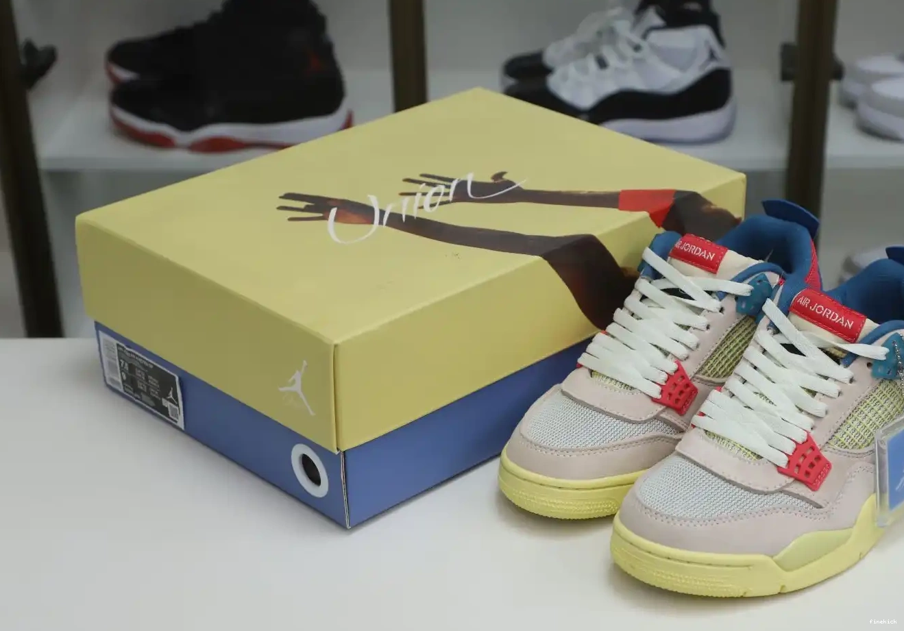RETRO LA 4 ICE' AIR JORDAN UNION 'GUAVA X 0416